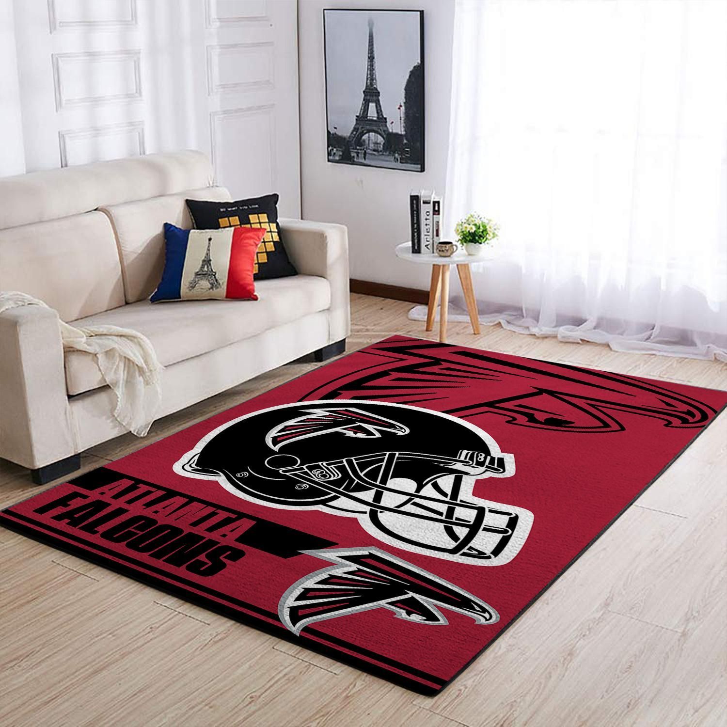 Amazon Atlanta Falcons Living Room Area Rug