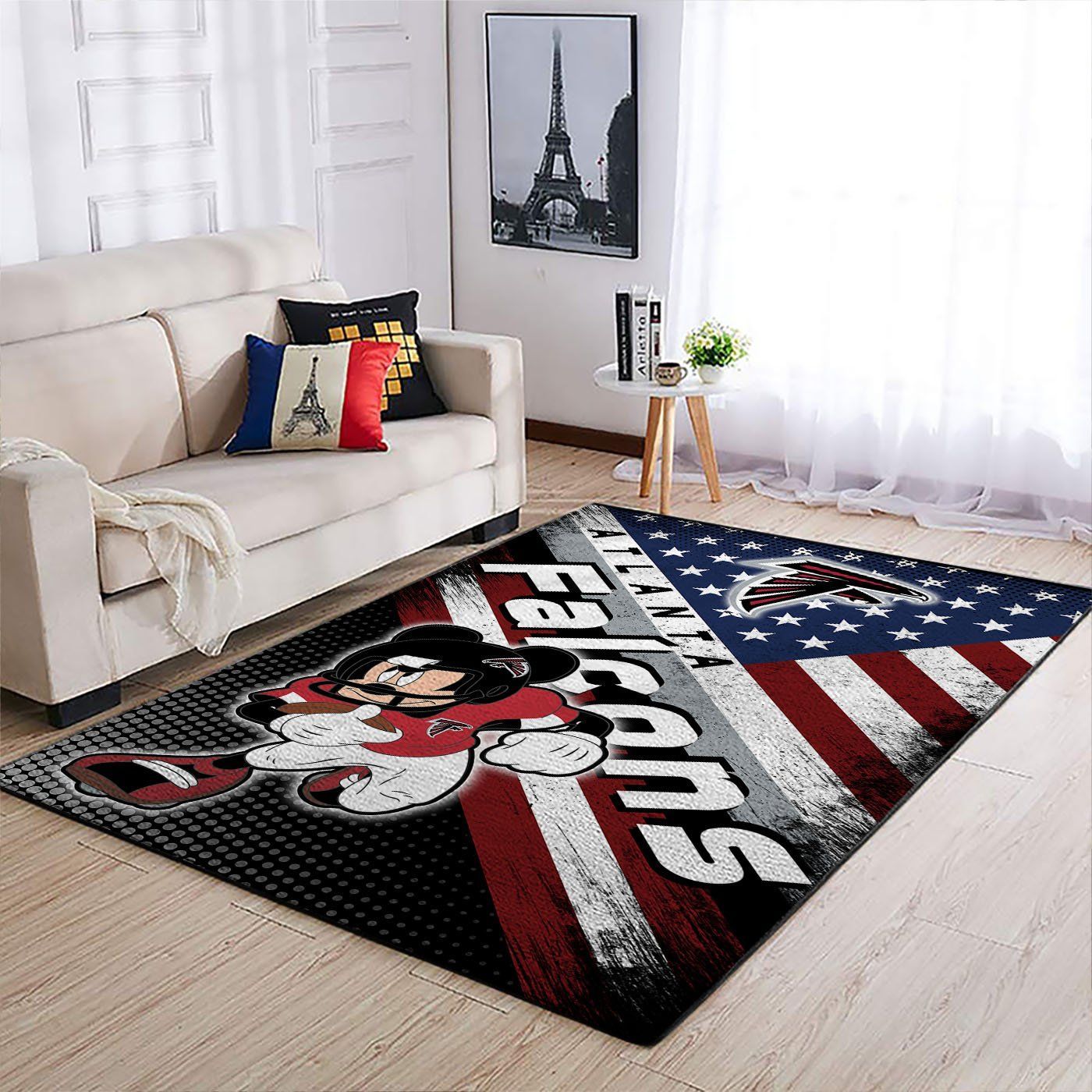 Amazon Atlanta Falcons Living Room Area Rug