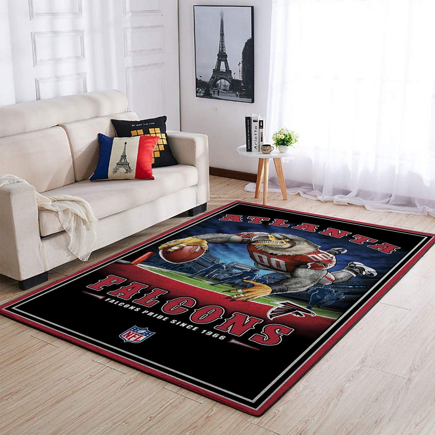 Amazon Atlanta Falcons Living Room Area Rug