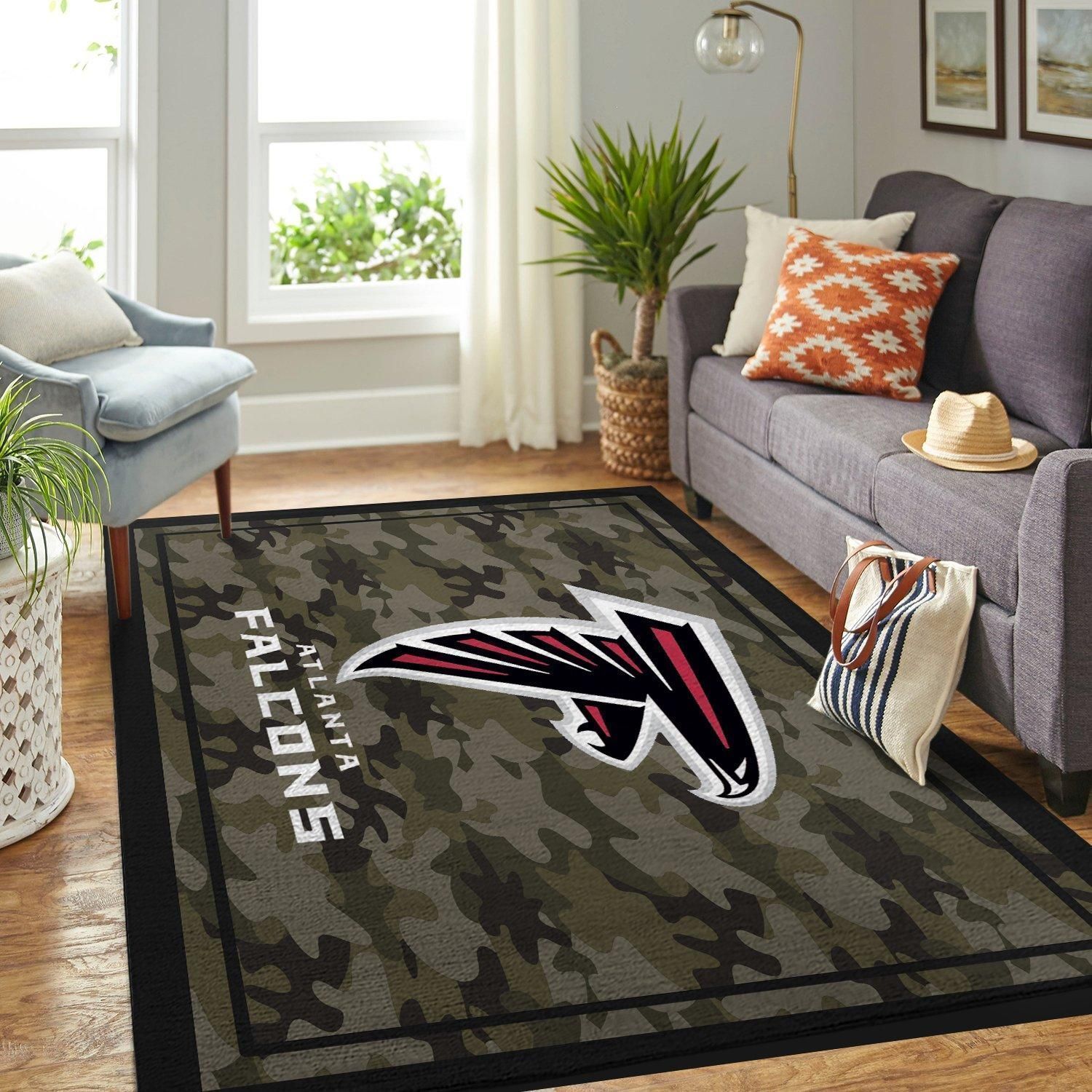 Amazon Atlanta Falcons Living Room Area Rug