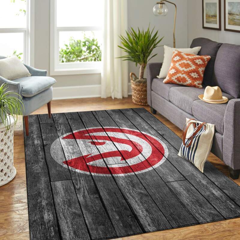 Amazon Atlanta Hawks Living Room Area Rug