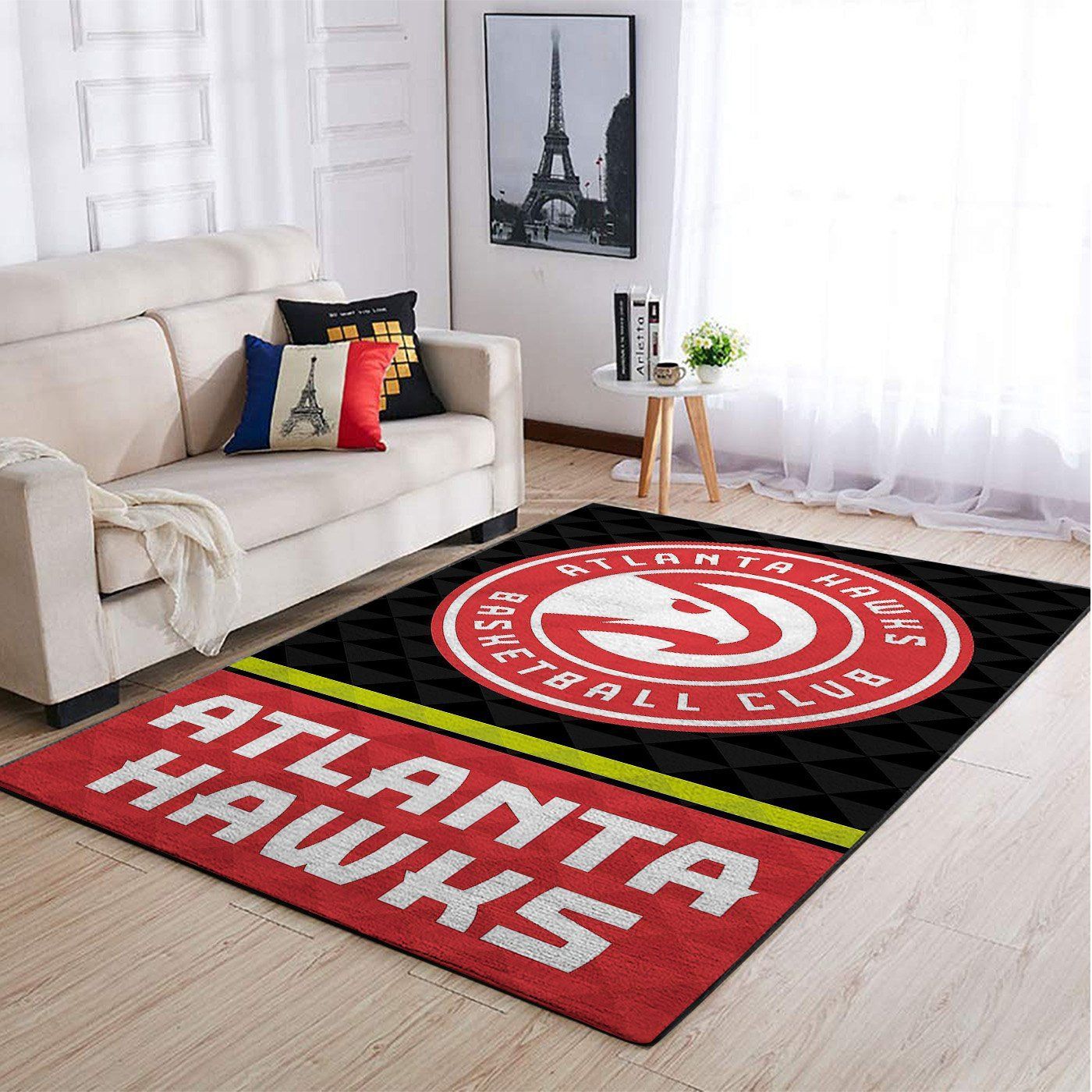 Amazon Atlanta Hawks Living Room Area Rug