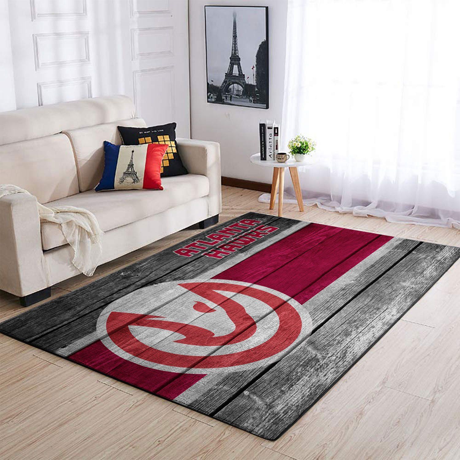 Amazon Atlanta Hawks Living Room Area Rug