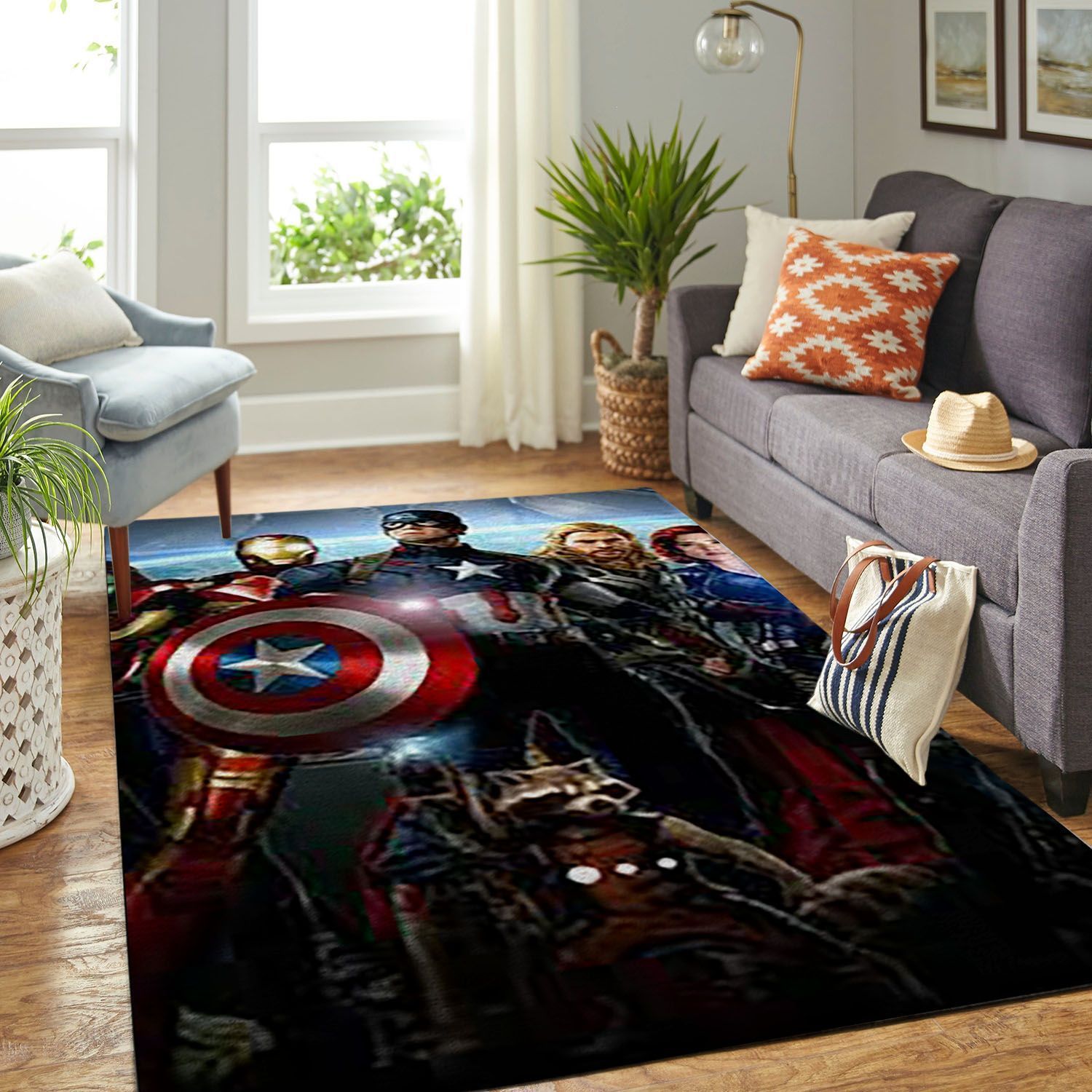Amazon Avenger Living Room Area Rug