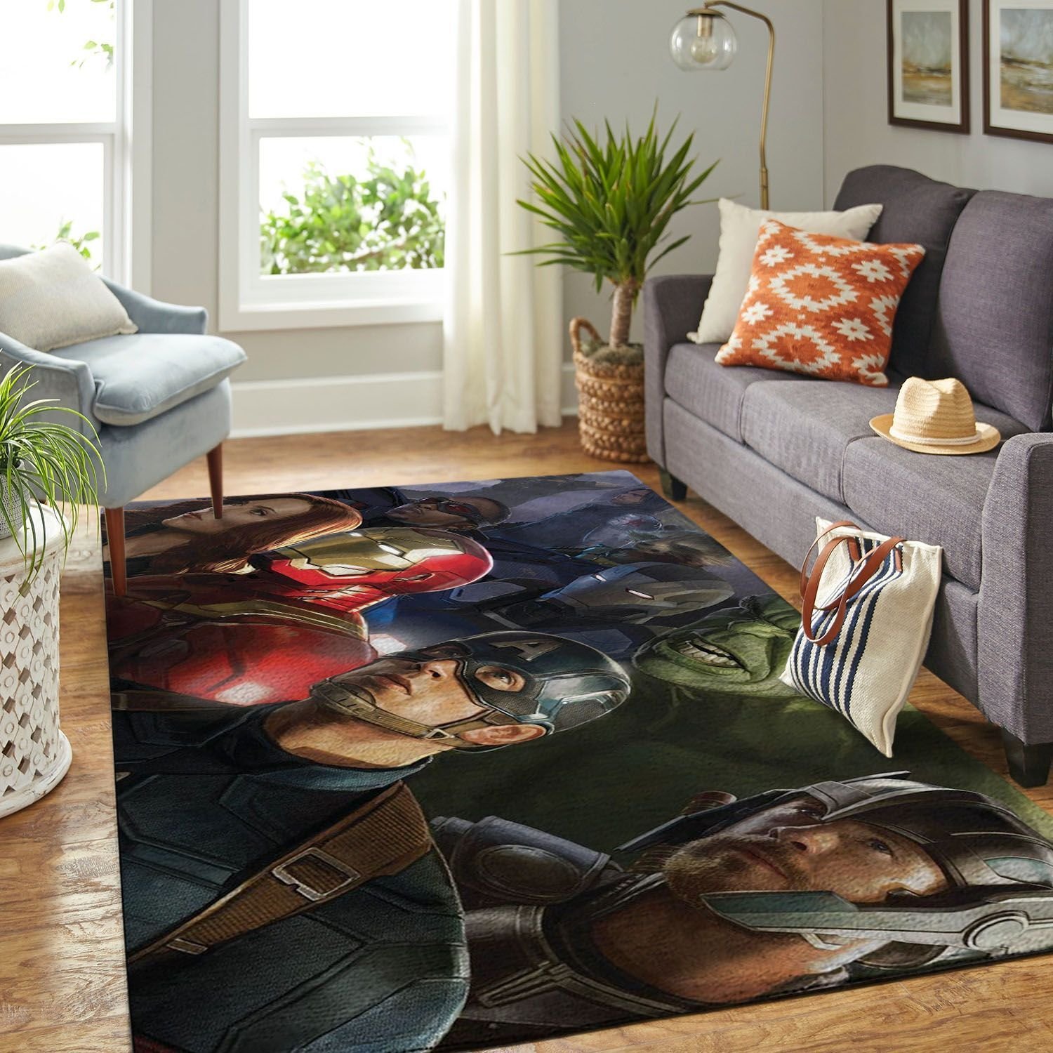Amazon Avenger Living Room Area Rug