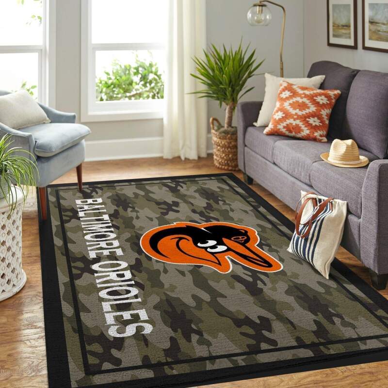 Amazon Baltimore Orioles Living Room Area Rug
