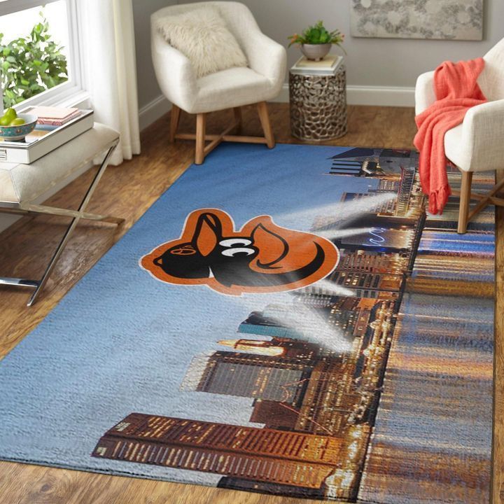 Amazon Baltimore Orioles Living Room Area Rug