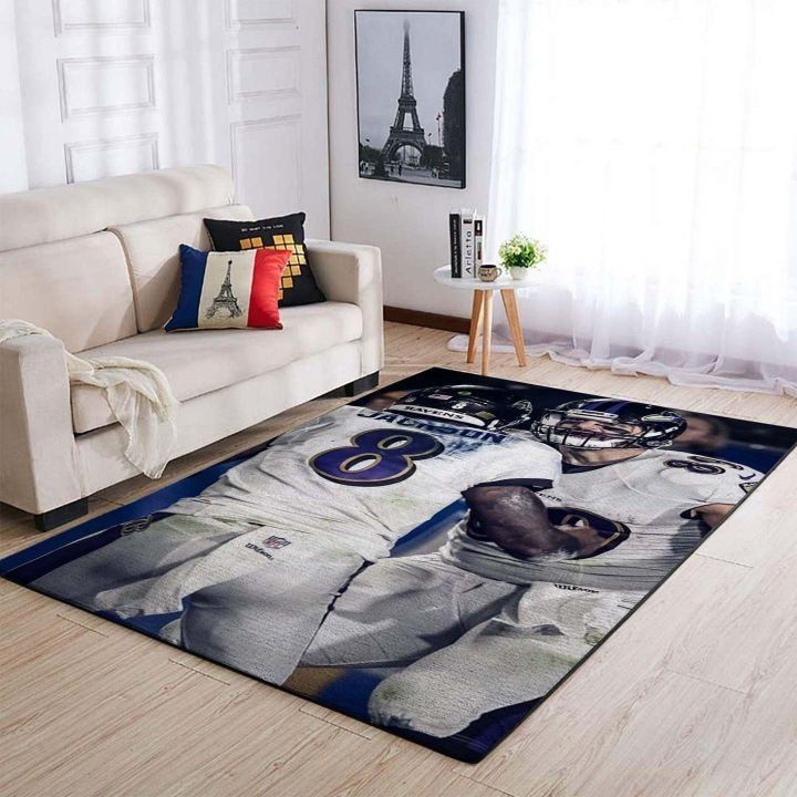 Amazon Baltimore Ravens Living Room Area Rug