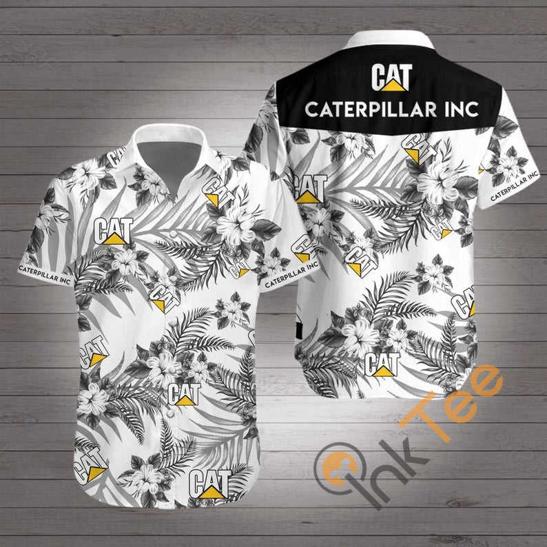 Caterpillar Inc Cat Logo Hawaiian shirts