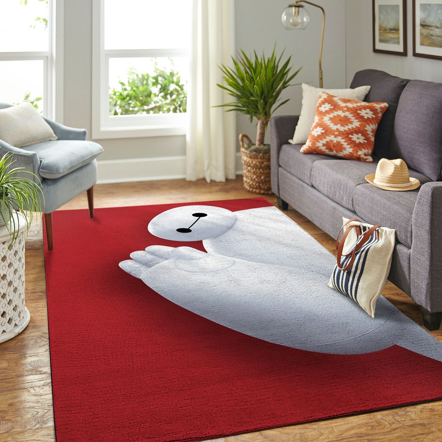 Amazon Big Hero-bay Max Living Room Area Rug