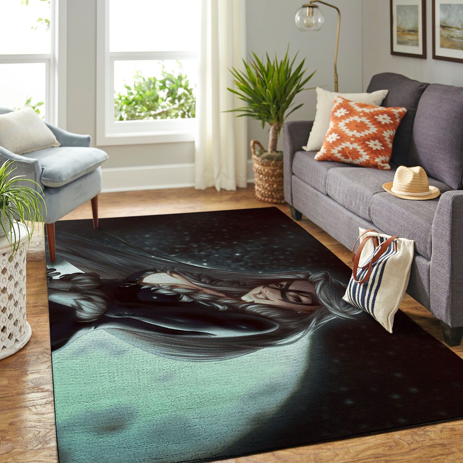 Amazon Black Cat Living Room Area Rug