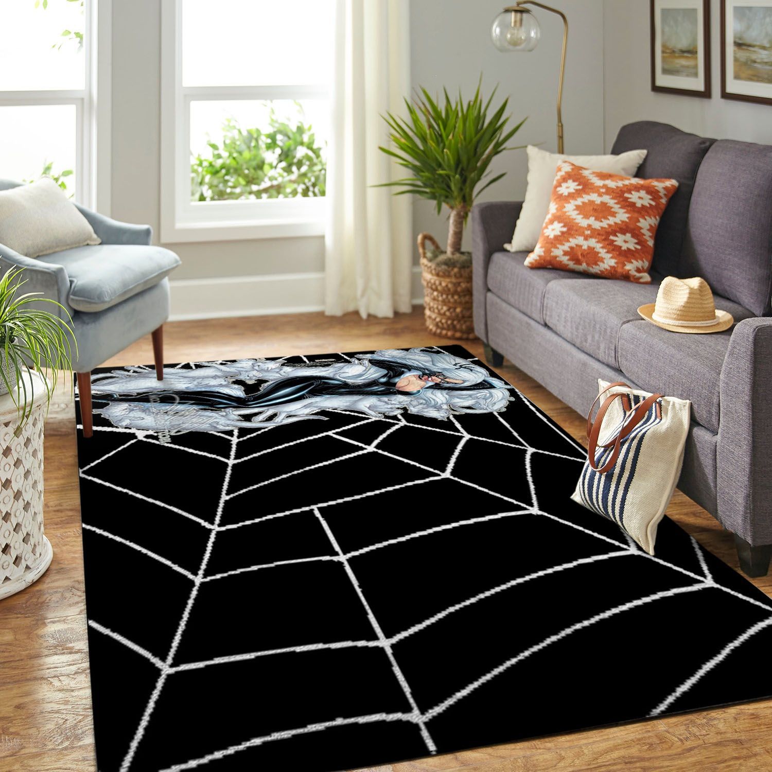Amazon Black Cat Living Room Area Rug