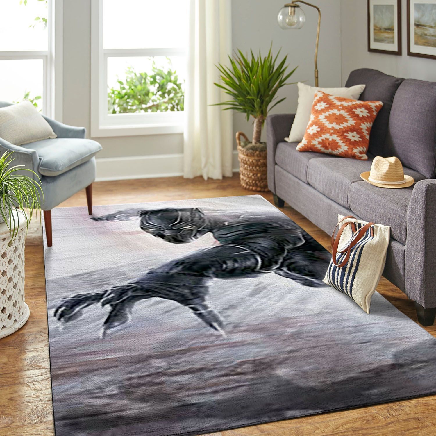 Amazon Black Panther Living Room Area Rug