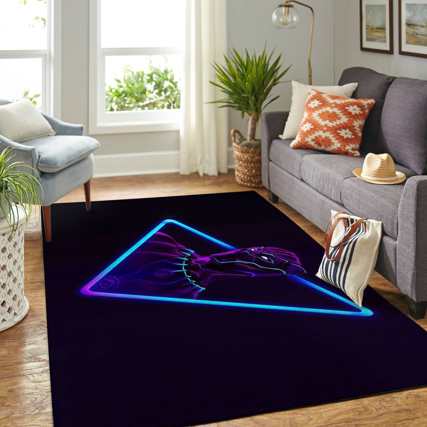 Amazon Black Panther Man Living Room Area Rug