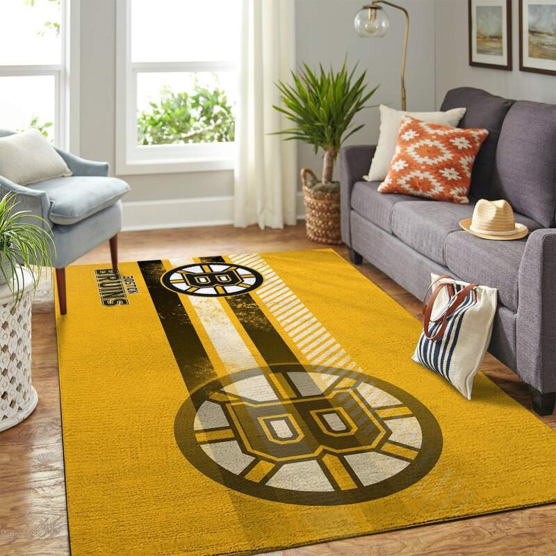Amazon Boston Bruins Living Room Area Rug