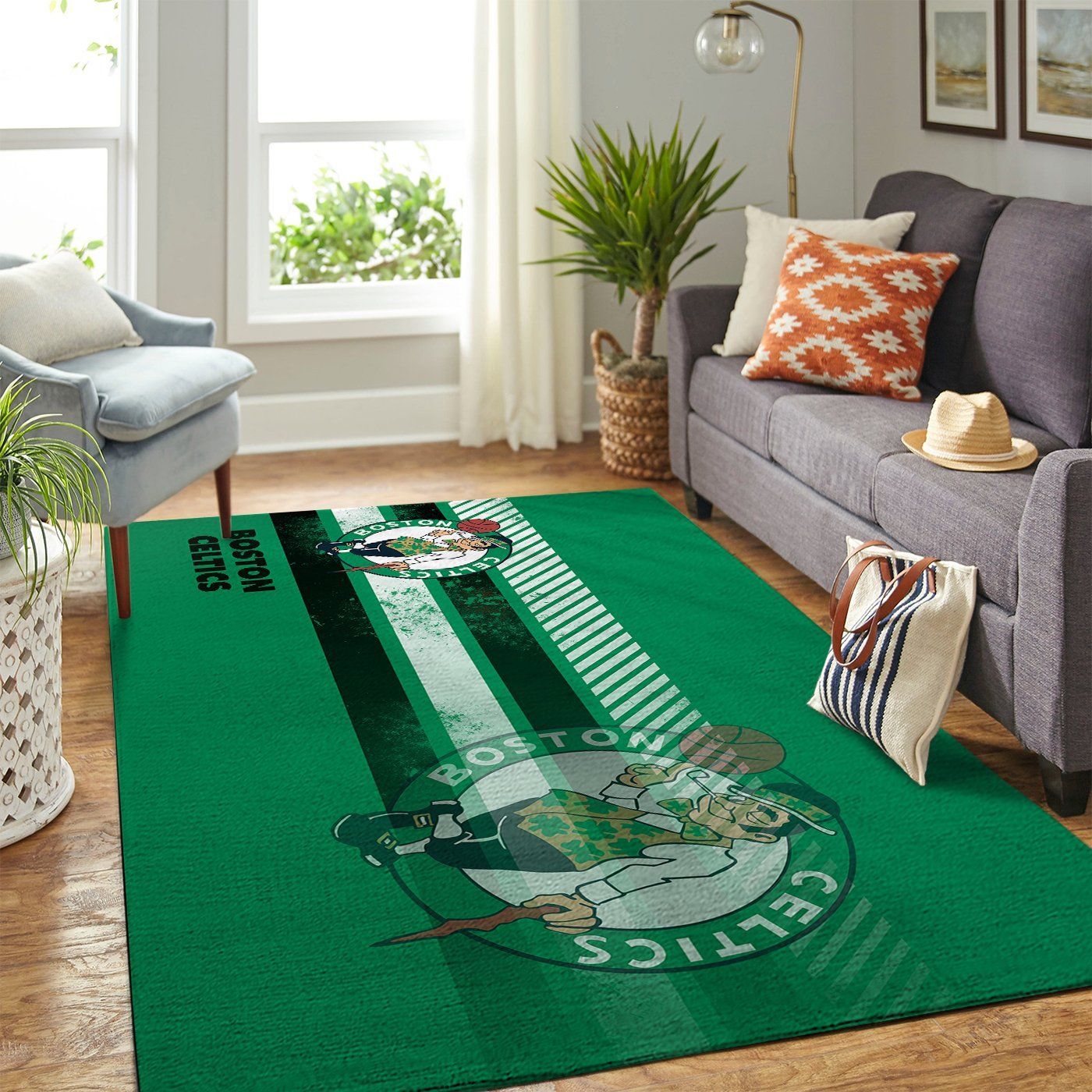 Amazon Boston Celtics Living Room Area Rug