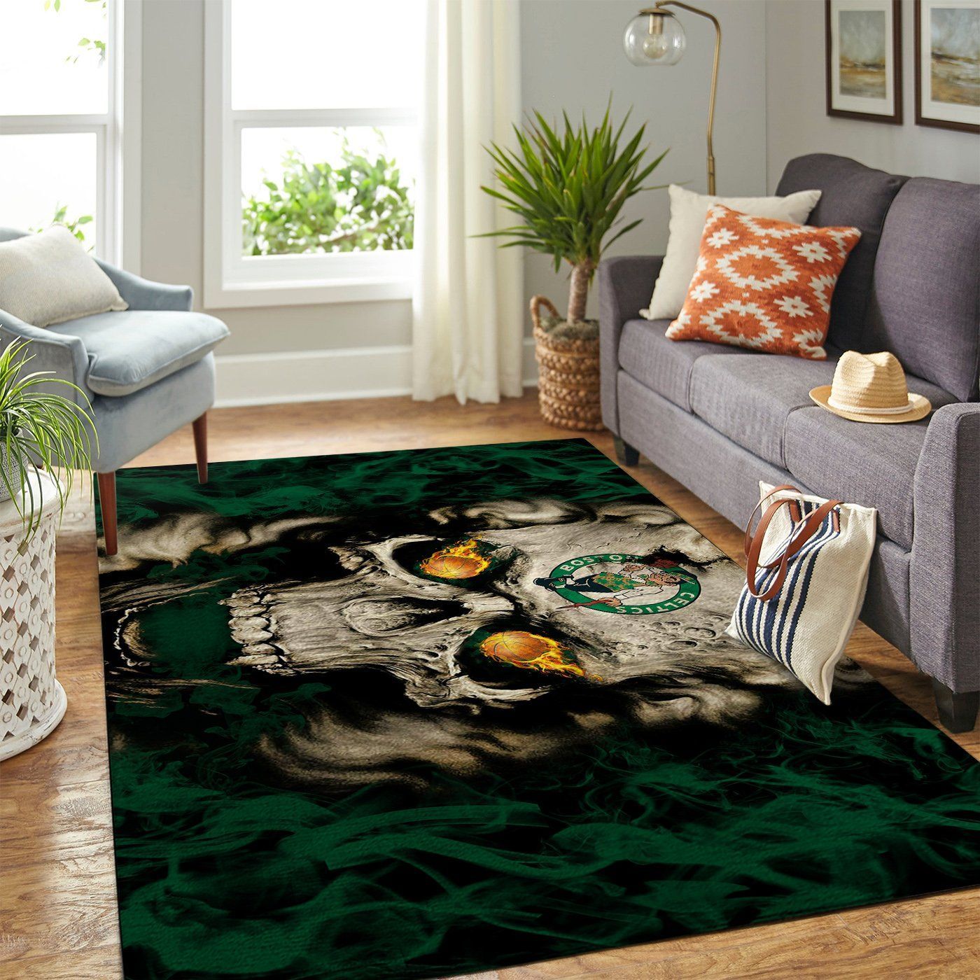 Amazon Boston Celtics Living Room Area Rug