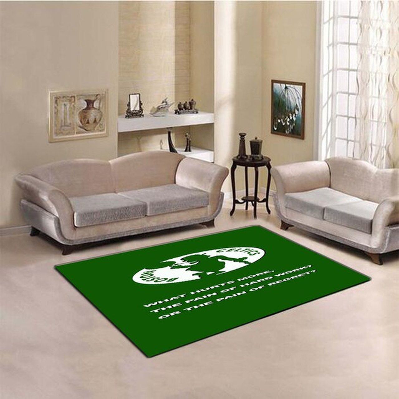 Amazon Boston Celtics Living Room Area Rug
