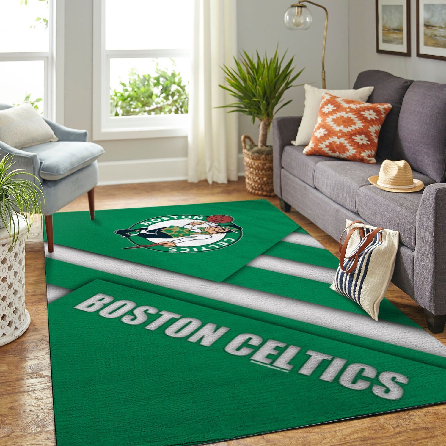 Amazon Boston Celtics Living Room Area Rug