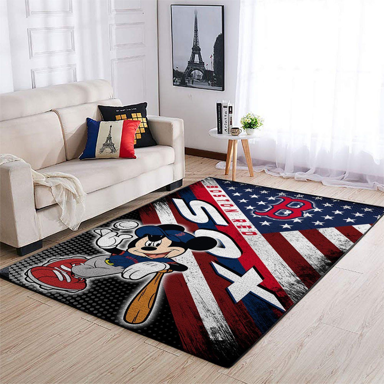 Amazon Boston Red Sox Living Room Area Rug