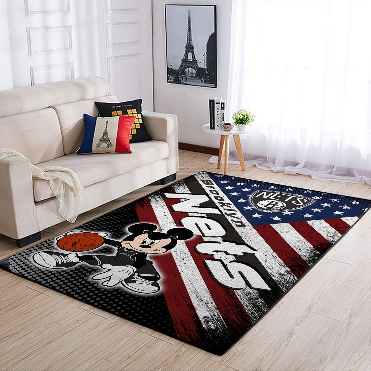 Amazon Brooklyn Nets Living Room Area Rug