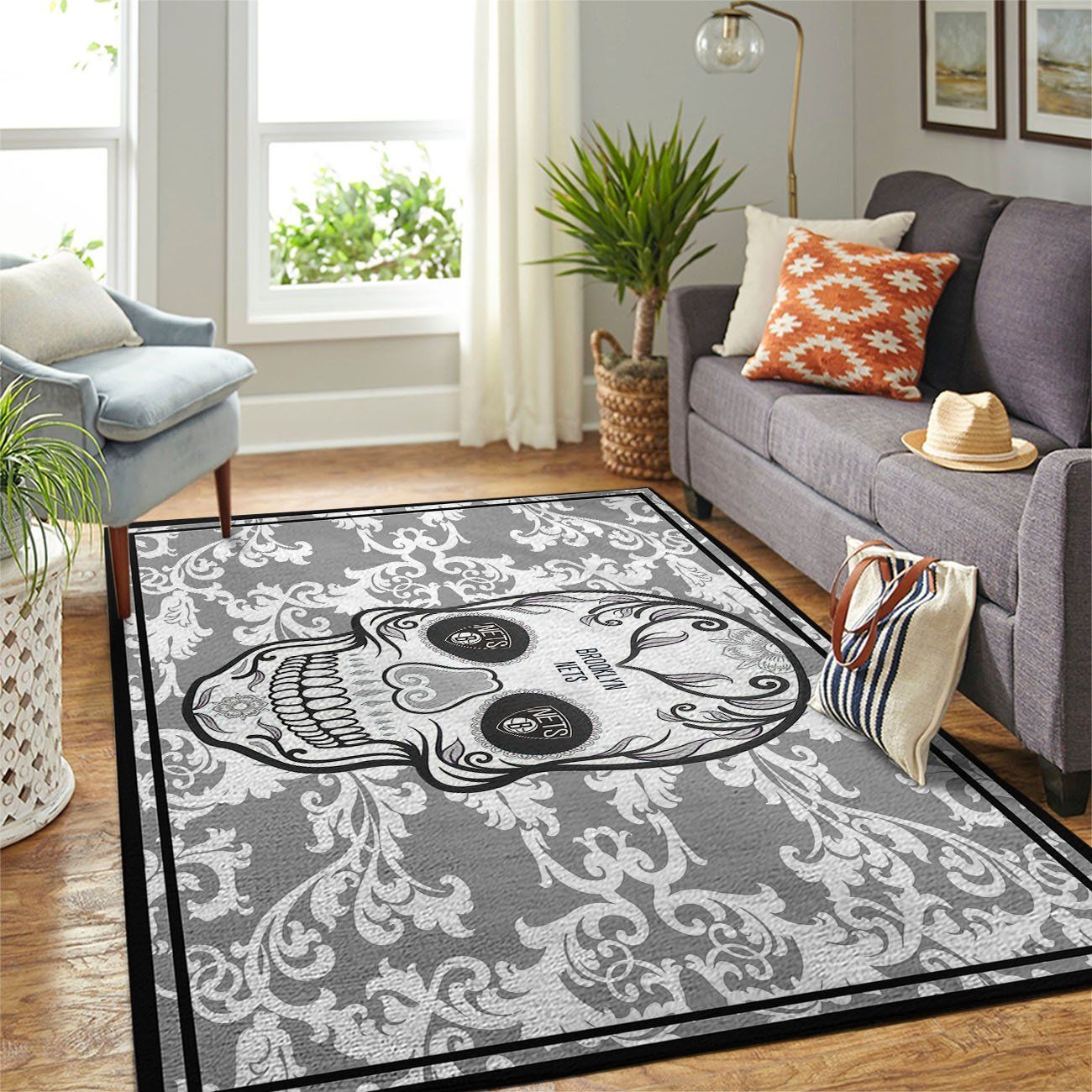 Amazon Brooklyn Nets Living Room Area Rug