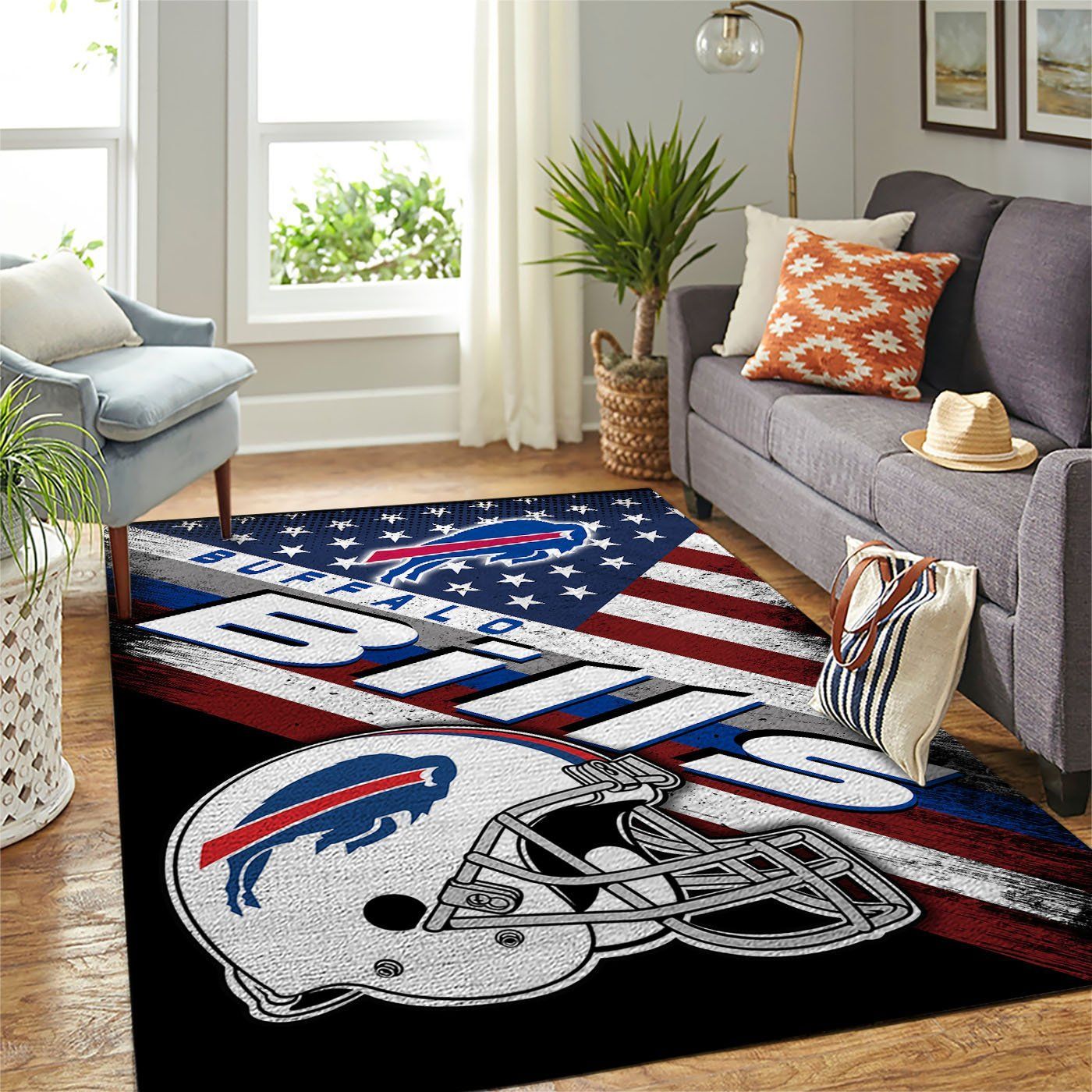 Amazon Buffalo Bills Living Room Area Rug