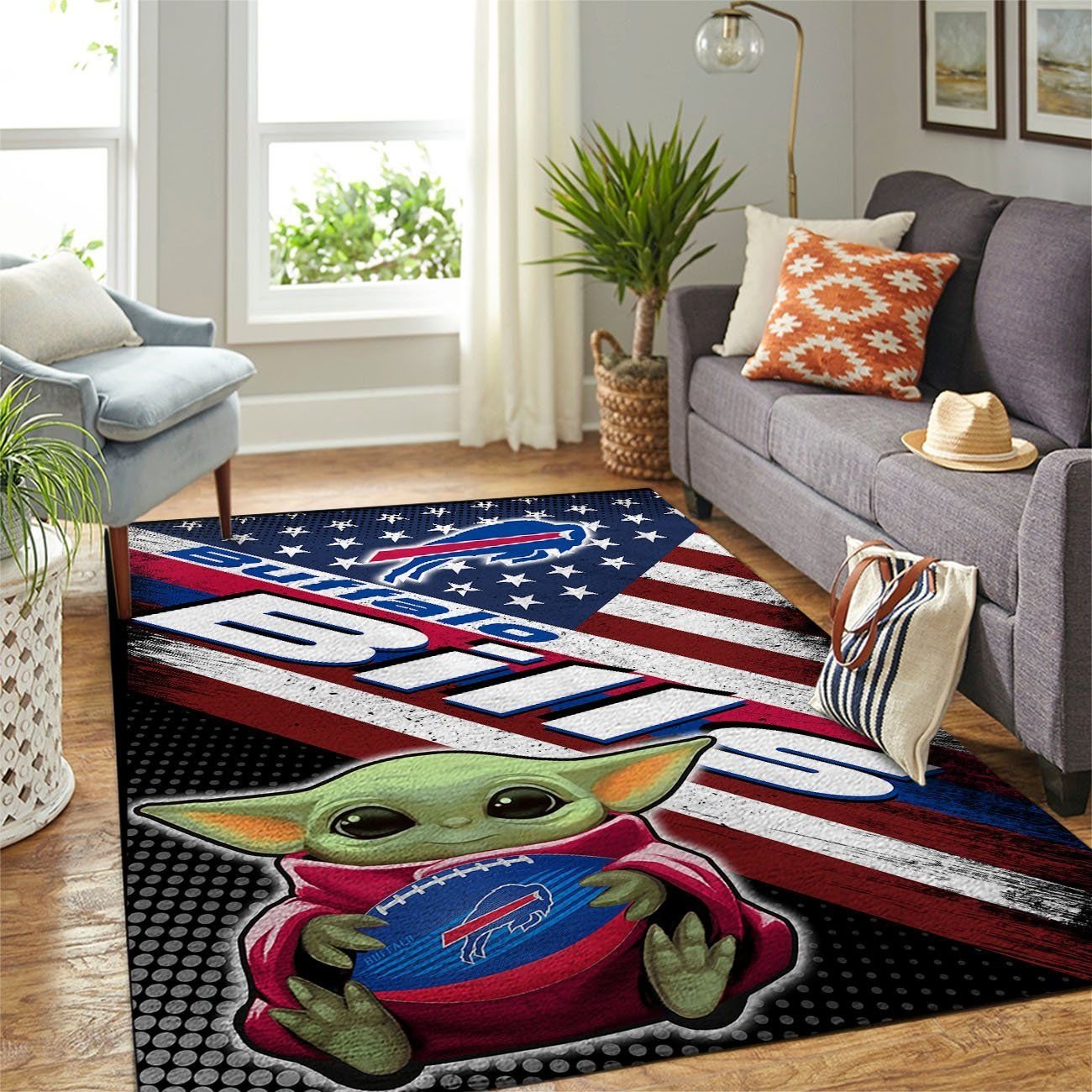 Amazon Buffalo Bills Living Room Area Rug