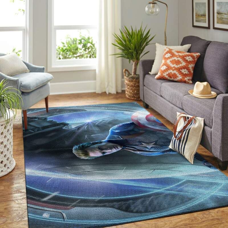 Amazon Captain America Living Room Area Rug