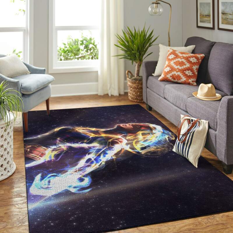Amazon Captain Marvel Living Room Area Rug