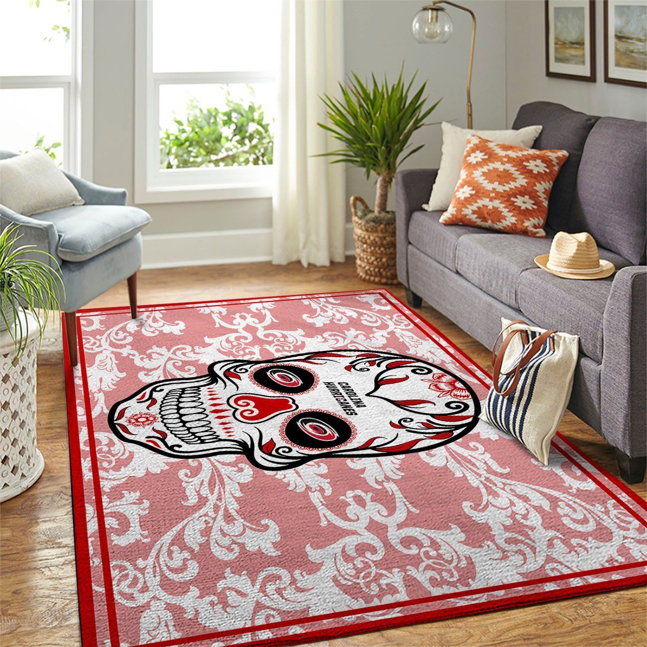 Amazon Carolina Hurricanes Living Room Area Rug