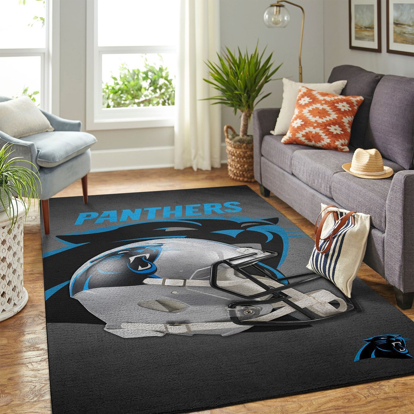 Amazon Carolina Panthers Living Room Area Rug