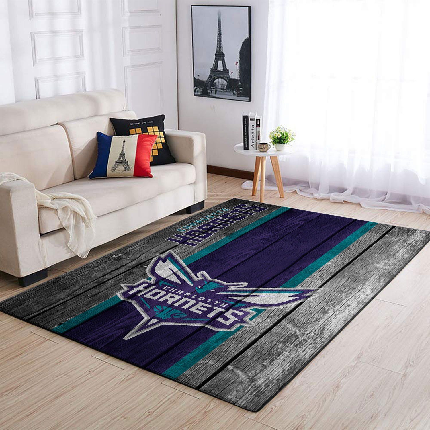 Amazon Charlotte Hornets Living Room Area Rug