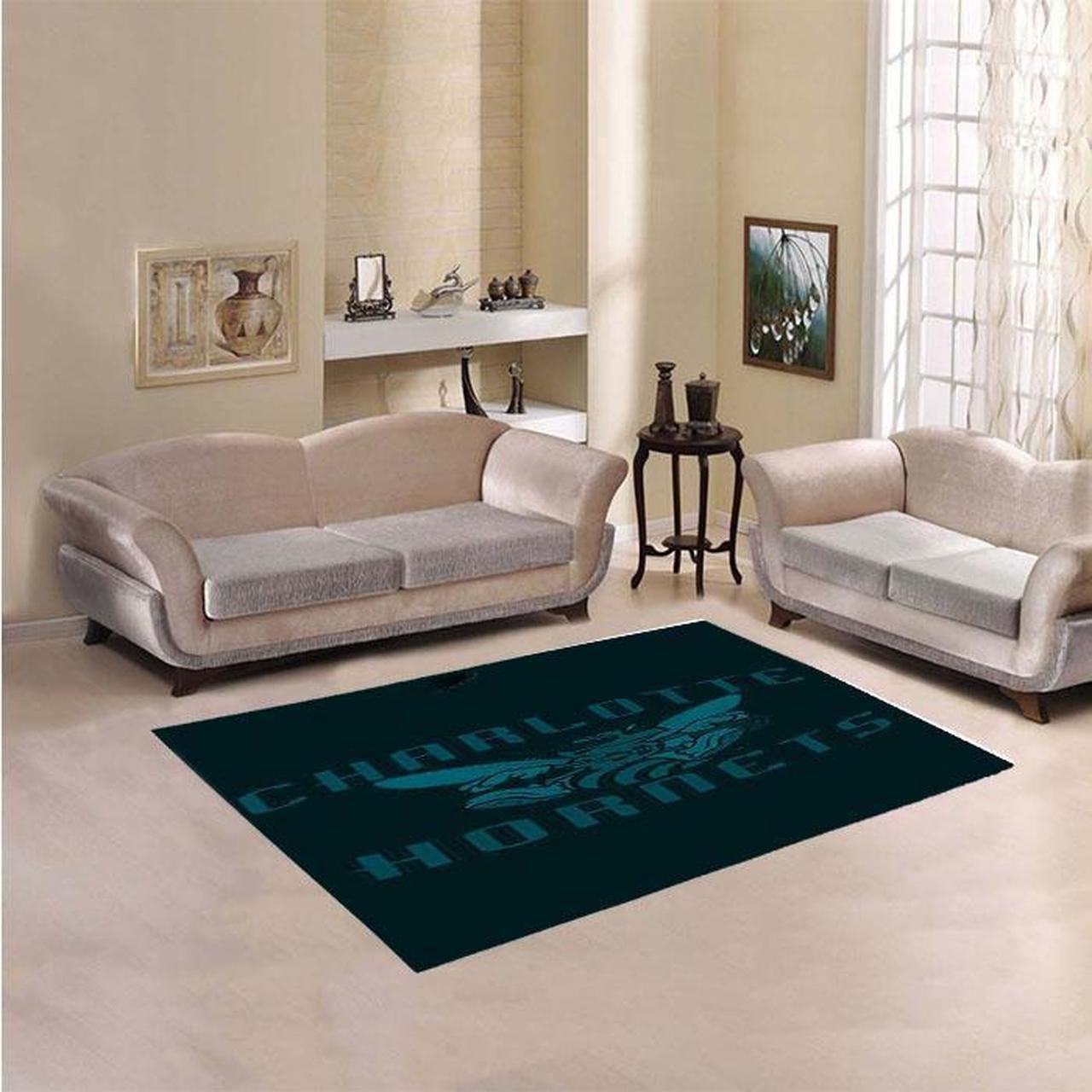 Amazon Charlotte Hornets Living Room Area Rug