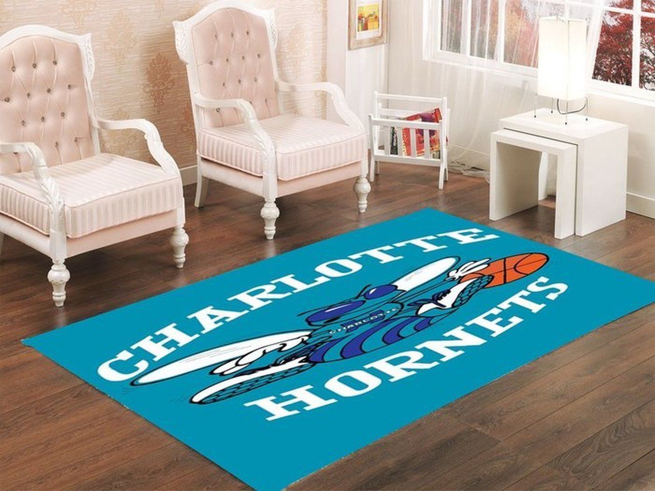 Amazon Charlotte Hornets Living Room Area Rug