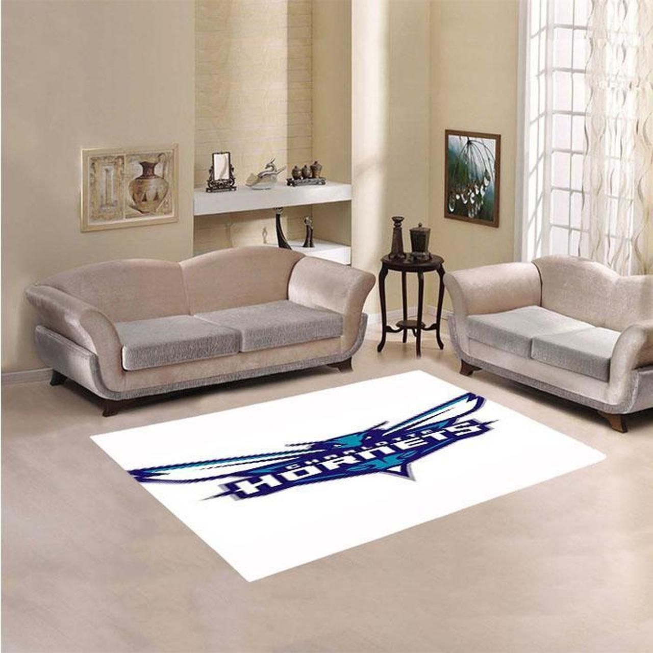 Amazon Charlotte Hornets Living Room Area Rug