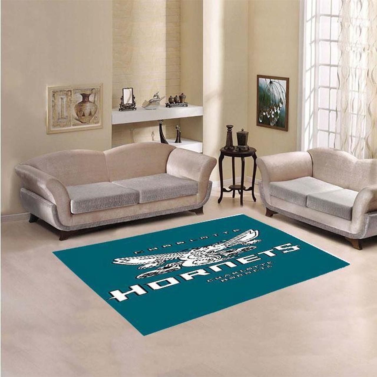 Amazon Charlotte Hornets Living Room Area Rug