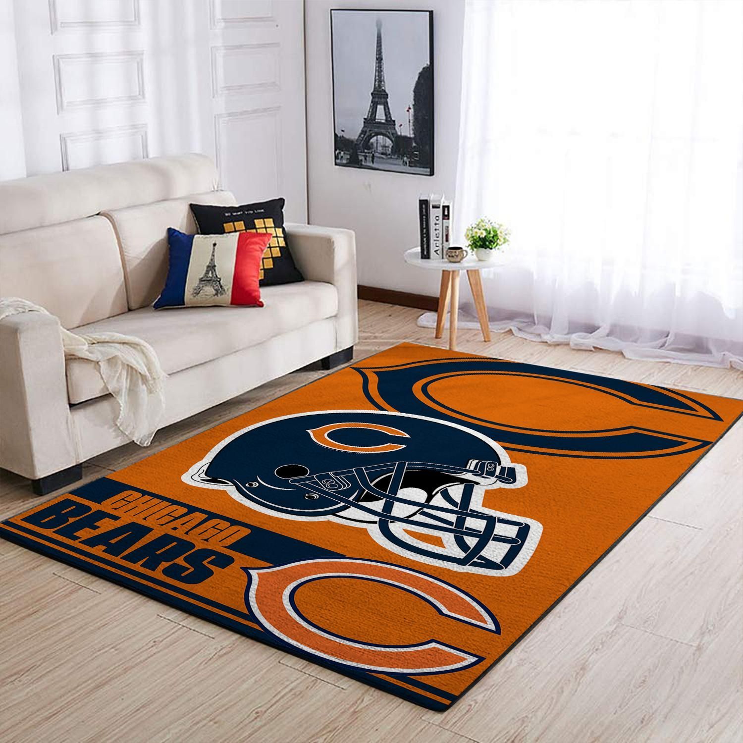 Amazon Chicago Bears Living Room Area Rug
