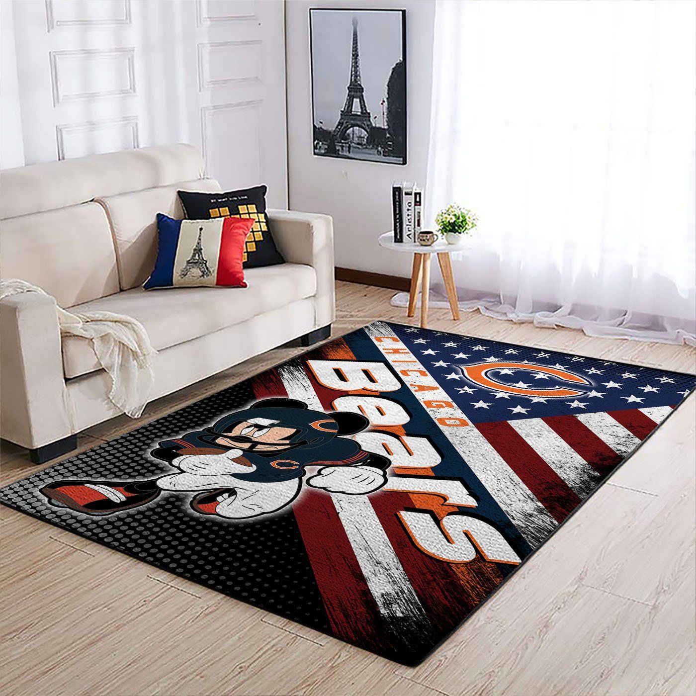 Amazon Chicago Bears Living Room Area Rug