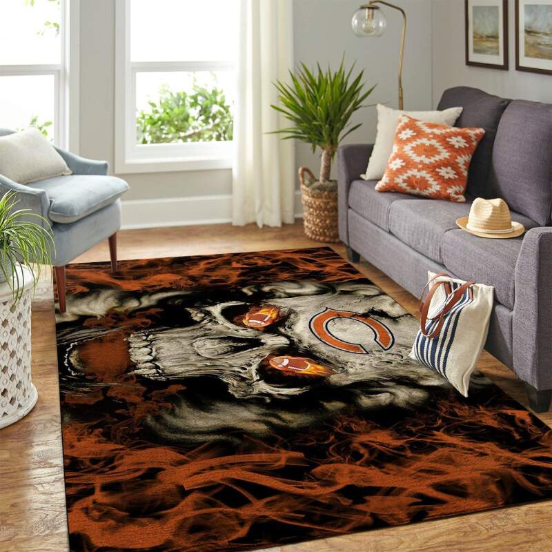 Amazon Chicago Bears Living Room Area Rug