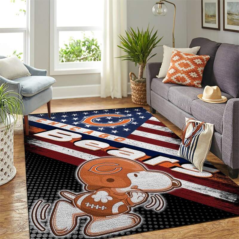 Amazon Chicago Bears Living Room Area Rug