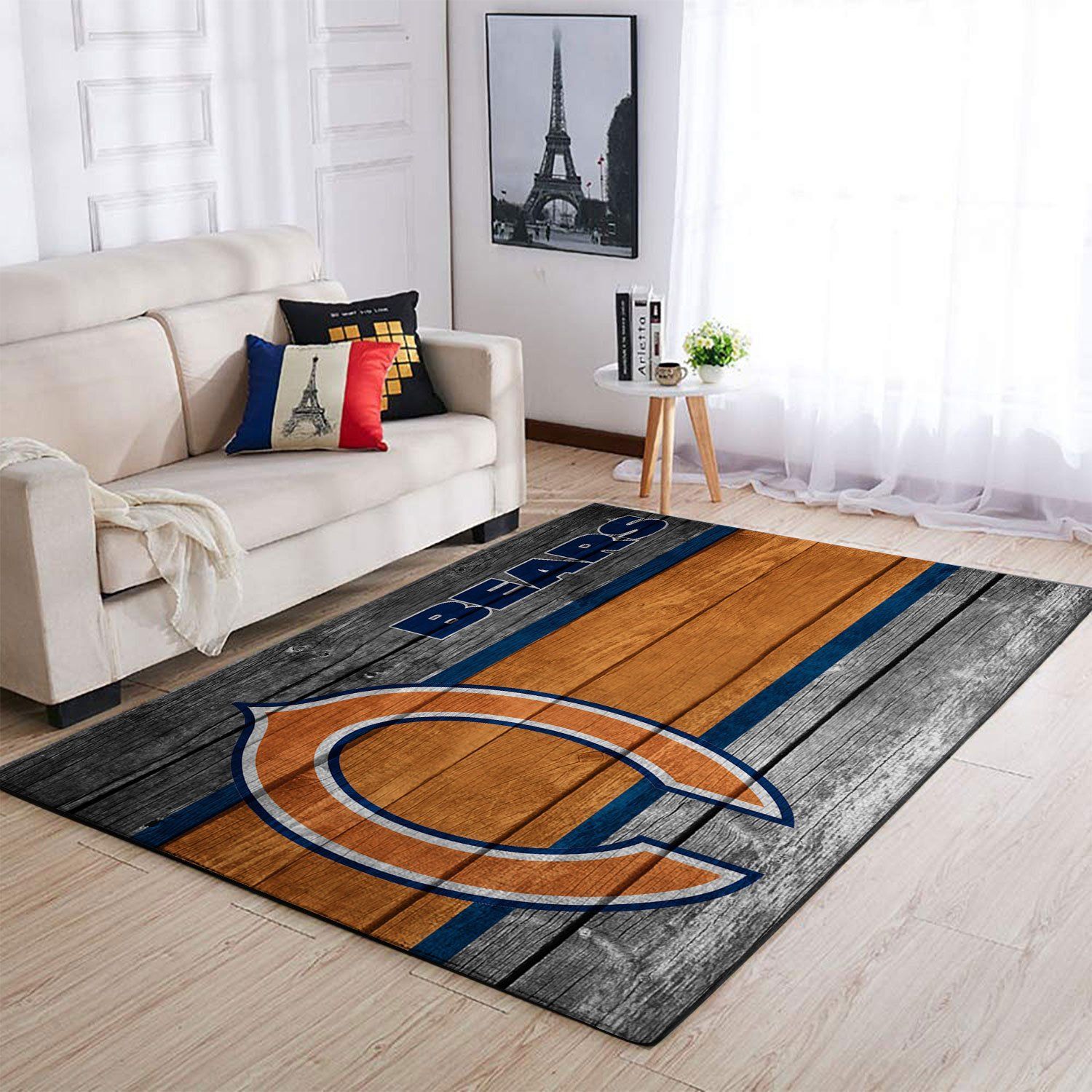 Amazon Chicago Bears Living Room Area Rug