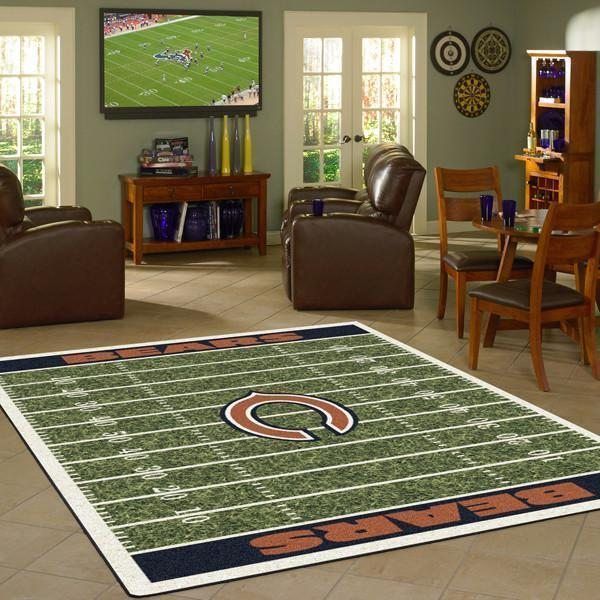 Amazon Chicago Bears Living Room Area Rug