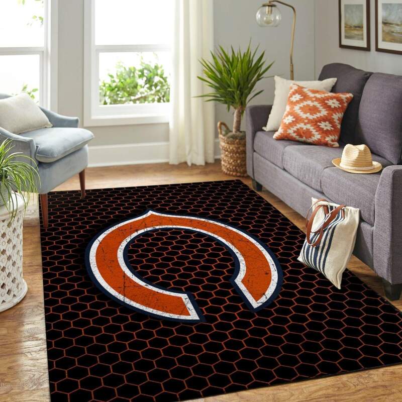 Amazon Chicago Bears Living Room Area Rug