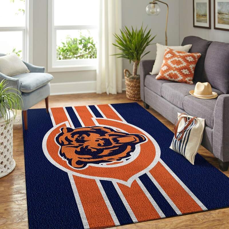 Amazon Chicago Bears Living Room Area Rug