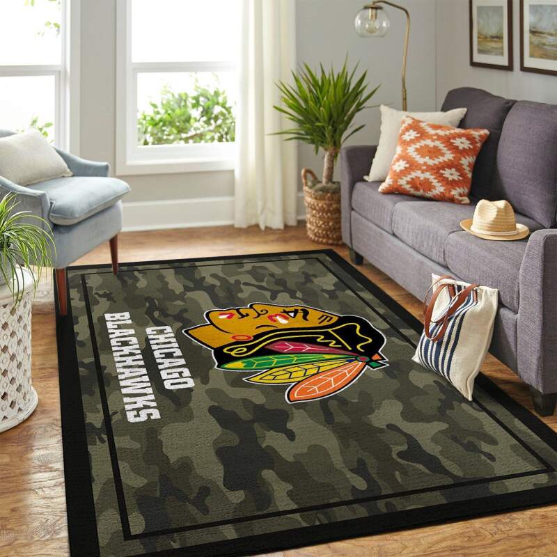 Amazon Chicago Blackhawks Living Room Area Rug