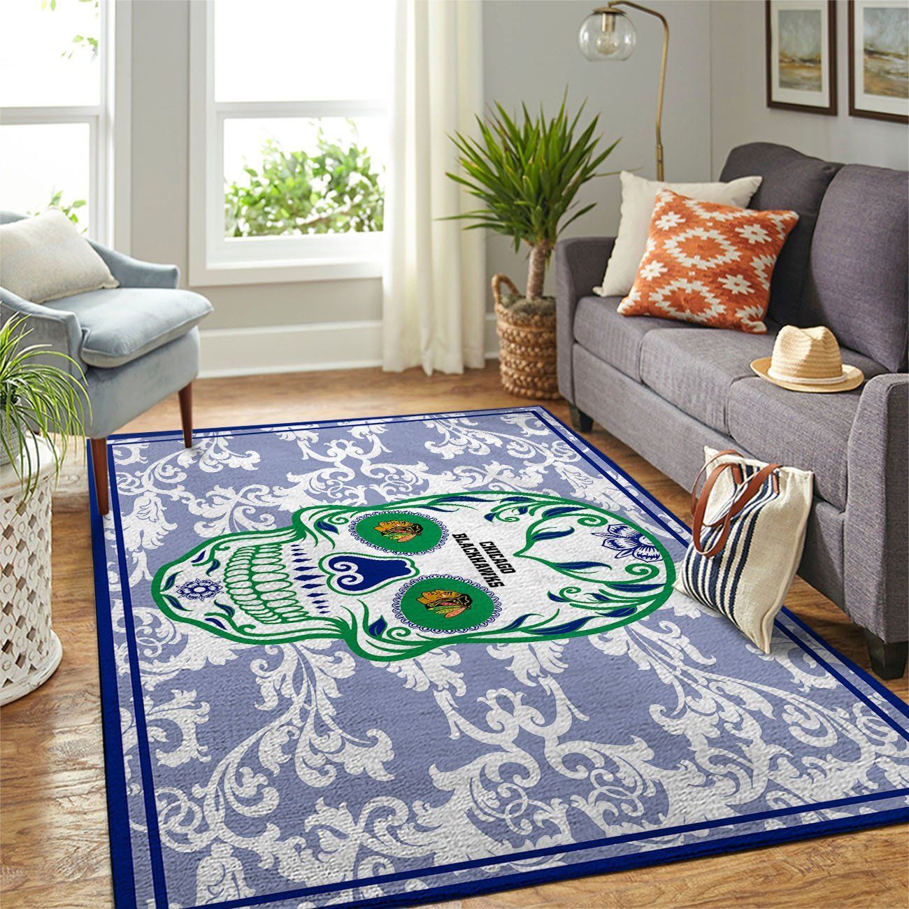 Amazon Chicago Blackhawks Living Room Area Rug