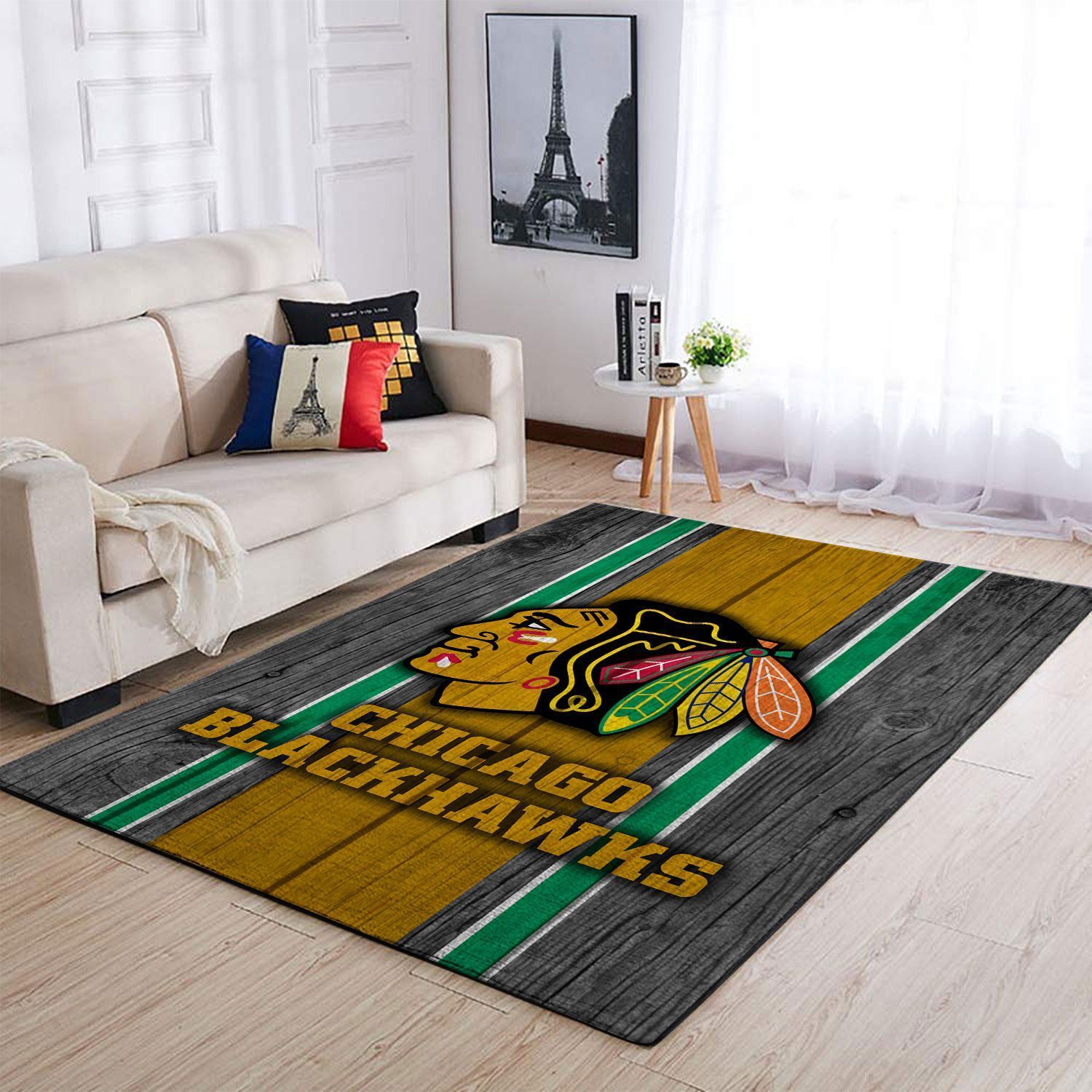 Amazon Chicago Blackhawks Living Room Area Rug