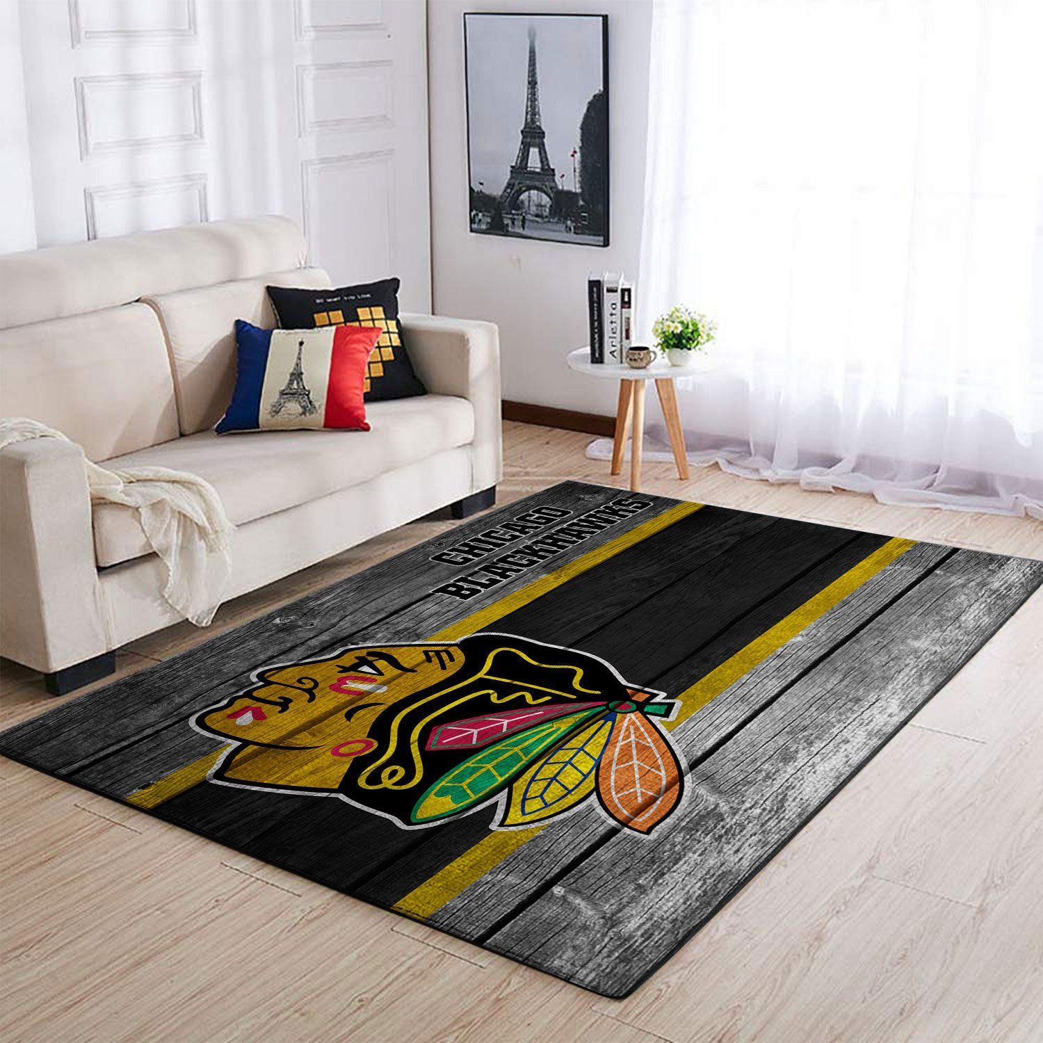 Amazon Chicago Blackhawks Living Room Area Rug