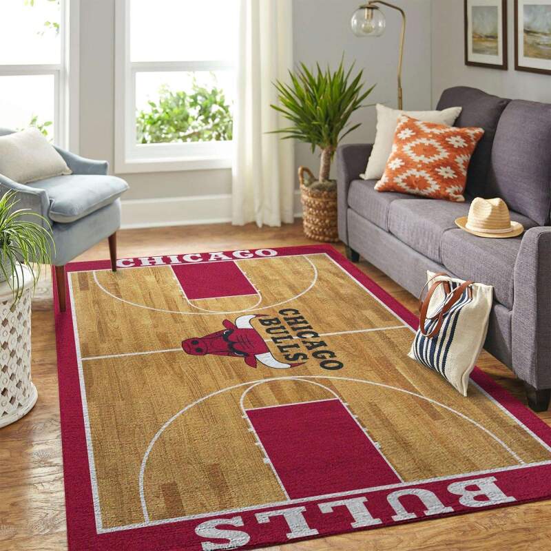 Amazon Chicago Bulls Living Room Area Rug